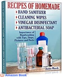 Recipes of Homemade Hand Sanitizer, Cleaning Wipes, Vinegar Disinfectant and Antibacterial Soap Importance of Handwashing with Tips, Steps, Pictures