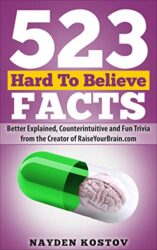 523 Hard To Believe Facts Better Explained, Counterintuitive and Fun Trivia from the Creator of RaiseYourBrain