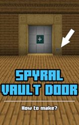 Minecraft SPYRAL VAULT DOOR How to Build