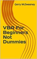 VBA For Beginners Not Dummies